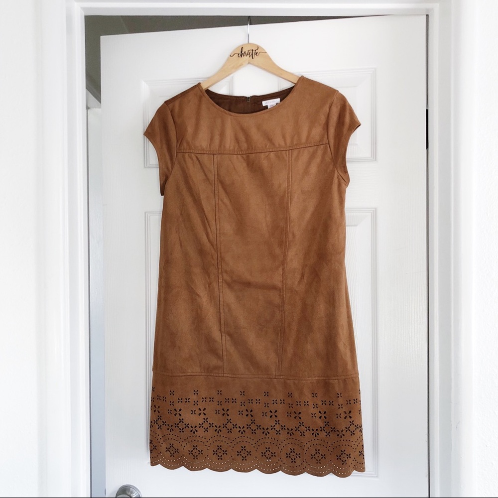 NWOT Xhilaration Faux Suede Shift Dress